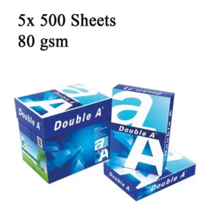 Double A Photocopy Paper - A4, 80GSM, 5 Ream / Box - Image 3