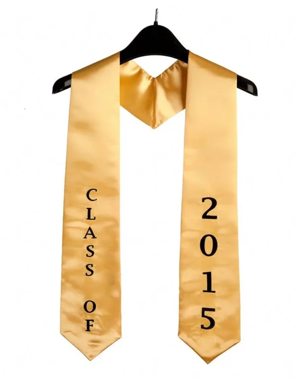 Graduation Scarfs customized with school colors, logos, and names. Elegant fabric ideal for ceremonies and commemorative gifting in Uganda.