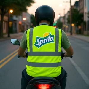 Reflector jackets that are branded for staff, riders, events, and promotions—customized with your logo for high visibility and brand exposure, day or night.