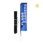L-Telescopic Banner ideal for indoor/outdoor branding—adjustable height, wide display area & full-color print. Great for events & exhibitions.