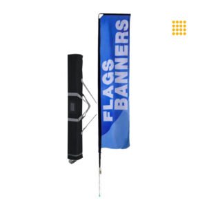 L-Telescopic Banner ideal for indoor/outdoor branding—adjustable height, wide display area & full-color print. Great for events & exhibitions.