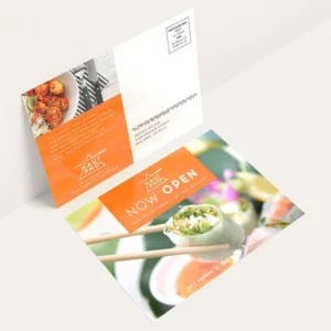 Postcards printed with custom messages and images in Uganda. Ideal for events, thank-you notes, business marketing, or invitations. Durable stock with vibrant full-color print.