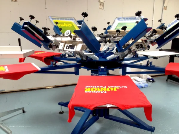 Screen Printing services for vibrant, long-lasting prints on t-shirts, hoodies, bags, and promotional items in Uganda, suitable for bulk branding and custom apparel projects.