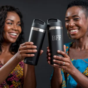 Tumbler Cups Branded in Uganda with custom logos, sleek finishes, and insulation features ideal for corporate giveaways, promotional events, or daily use.