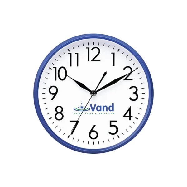 Wall clocks branded in Uganda with custom logos or messages—ideal for office branding, client gifts, or promotional giveaways with stylish and functional appeal.