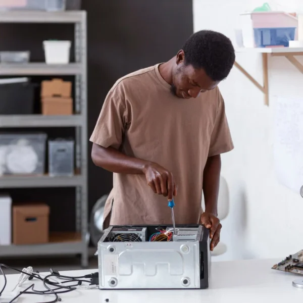 Computer Repair and Maintenance in Uganda—professional diagnostics, repairs, upgrades, and routine servicing for desktops and laptops. Ideal for home, office, and institutional use.