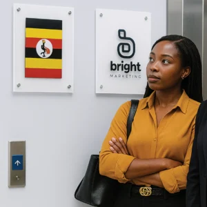 Acrylic Signages with UV printing or vinyl branding for office reception signs, door plates, or company logos. Durable and elegant signage solution in Uganda.
