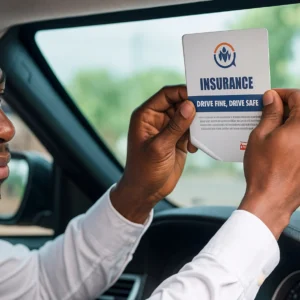 Insurance Stickers printed with company logos, validity dates, and security features for windscreen application in Uganda.