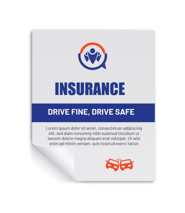 Insurance Stickers printed with company logos, validity dates, and security features for windscreen application in Uganda.
