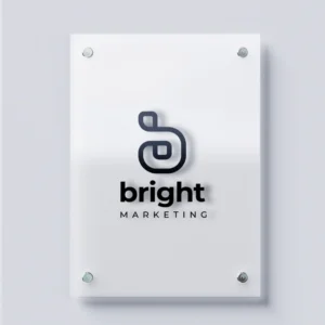 Acrylic Signages with UV printing or vinyl branding for office reception signs, door plates, or company logos. Durable and elegant signage solution in Uganda.