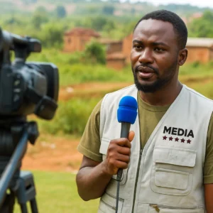 Media Jackets customized with logos, ideal for journalists, event staff, photographers, and field teams for easy identification in Uganda.