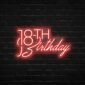 18th Birthday Neon Sign
