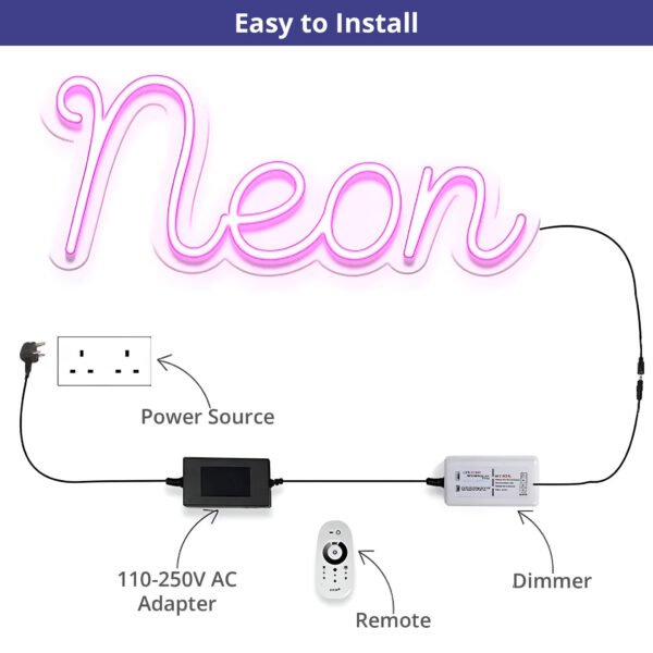 Cocktail Bar Glass Neon Sign