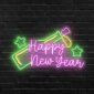 Happy New Year Bottle Neon Sign
