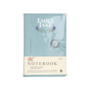 A5 Leather Business Notebook Diary Journal, Magnetic Flap Closure with sleek metal accessory,192 pages, 80 gsm