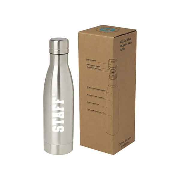 Cove 500 ml RCS certified recycled stainless steel vacuum insulated bottle