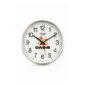Silver Round Wall Clock