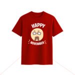 Happy November T-Shirts customized with month theme, seasonal graphics, names and personalized prints for stylish wear in Uganda.