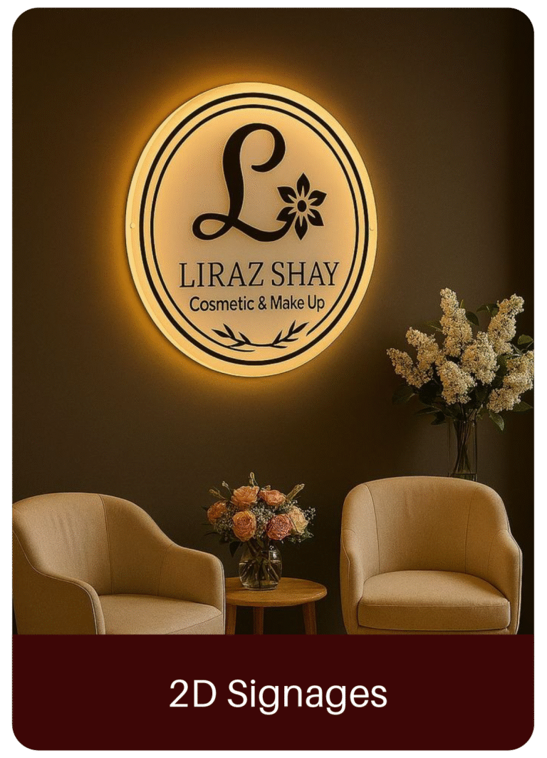 3D Signages, Neon Signgages