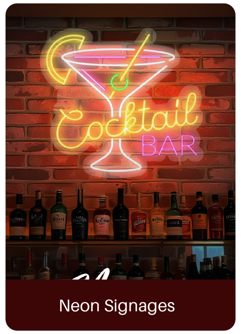 3D Signages, Neon Signgages