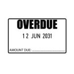 Overdue Date Stamp