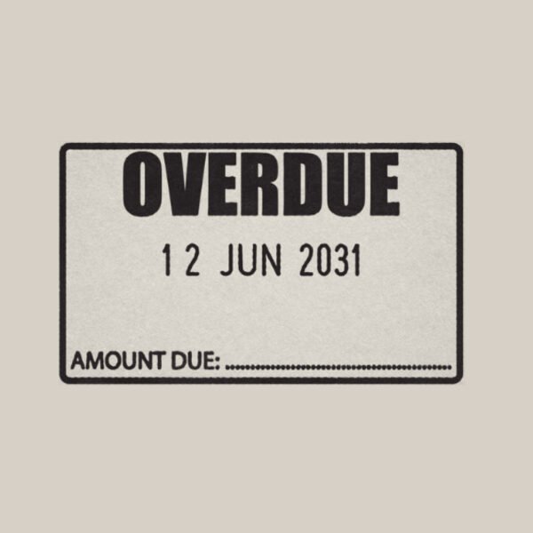 Overdue Date Stamp