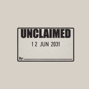 Unclaimed Date Stamp