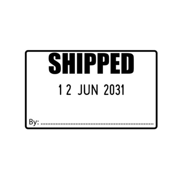 Shipped Date Stamp Shipped Date Stamp