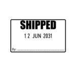 Shipped Date Stamp