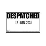 Despatched Date Stamp