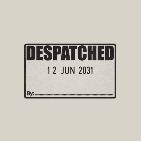 Despatched Date Stamp