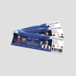 Football match tickets printed with event details, stadium info, security features, team branding and unique access verification for games in Uganda.