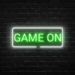 Game On Greeny Neon Sign