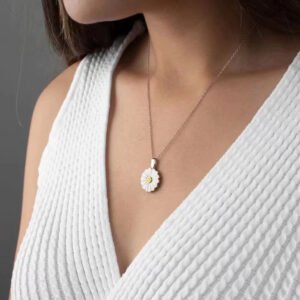 Customized Necklace Gift in Uganda | Personalized Love Necklace for Her - Image 3