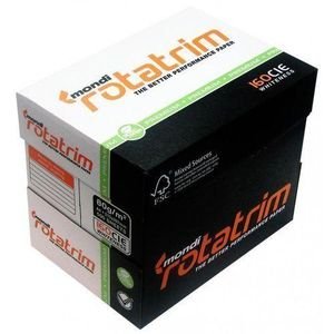 Mondi Rotatrim Ream Copy Paper A4 Printing Papers Carton Of 5PCs - White