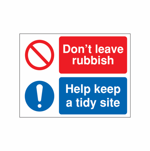 Don’t Leave Rubbish/Help Keep… Multi-Message Signs
