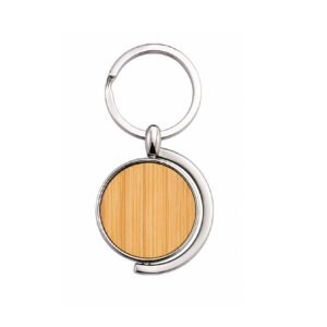 Premium Round Wooden Keyholder – Engraving & Custom Branding Ready
