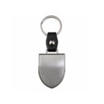 Shield Metal Keyholder Uganda | Leather Strap Engraved Keychains