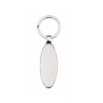 Elevate your brand with this premium oval metal keyholder, designed with a smooth elongated shape for a modern and elegant appearance. The clean brushed metal surface is ideal for laser engraving or custom branding, delivering a sharp and professional finish. Its slim and minimalist design makes it a favorite for corporate clients and executive gifts, offering both style and durability. The elongated shape also provides a unique branding layout, helping logos stand out more clearly. Built from high-quality metal, this keyholder is made for long-term use while maintaining its polished look. Perfect for: Corporate branding Executive gifts Premium promotional items Personalized accessories