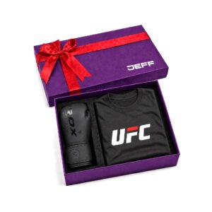 Personalised Boxing Glove & Sports T-Shirt Gift Box