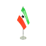 Table Flag with Chrome Stand – Desk & Office Flag