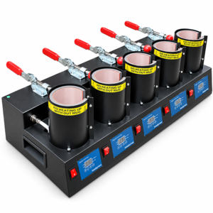 5-Station Mug Heat Press Machine – Multi Mug Sublimation Heat Press