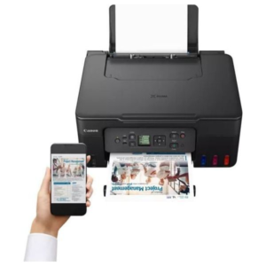 Canon PIXMA G3470 Wireless Colour 3-in-1 Refillable MegaTank Printer- Black