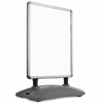 Aluminum Waterproof Wayfinding Sign Board Pavement Display Double-Sided Poster