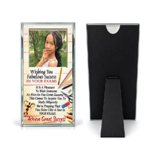 Success Gifts in Uganda – Personalized Glass Exam Success Photo Frame